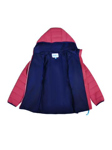 Peek U All-season doorgestikte jas "Cordelia" donkerblauw/roze