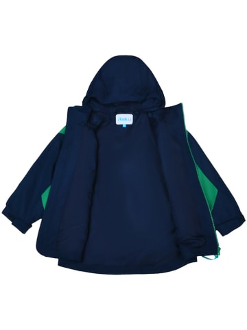 Peek U Regenjacke "Axel" in Grün/ Dunkelblau