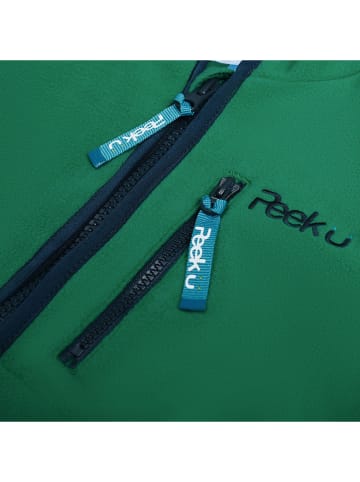 Peek U Fleece vest "Robbie" groen