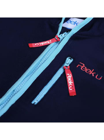 Peek U Fleece vest "Robbie" donkerblauw