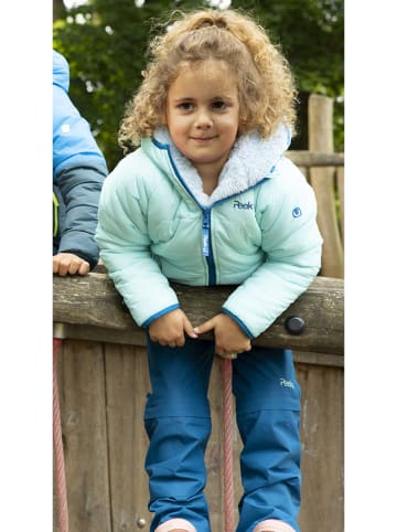 Peek U Wende-Steppjacke "Clover" in Hellblau/ Blau