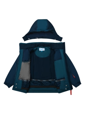 Peek U Ski-/ Snowboardjacke "Hawk" in Türkis/ Dunkelblau