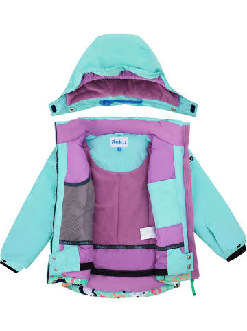Peek U Functionele winterjas "Livia" turquoise
