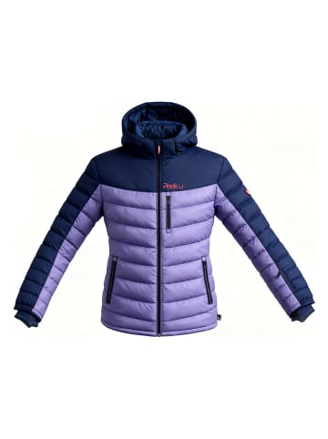 Peek U Winterjas paars/donkerblauw