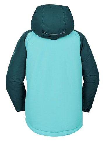 Peek U Ski-/ Snowboardjacke "Litzy" in Türkis/ Grün