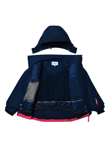 Peek U Ski-/snowboardjas "Litzy" roze/donkerblauw