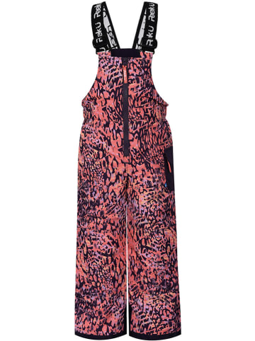 Peek U Ski-/snowboardbroek "Carina" koraalrood/zwart