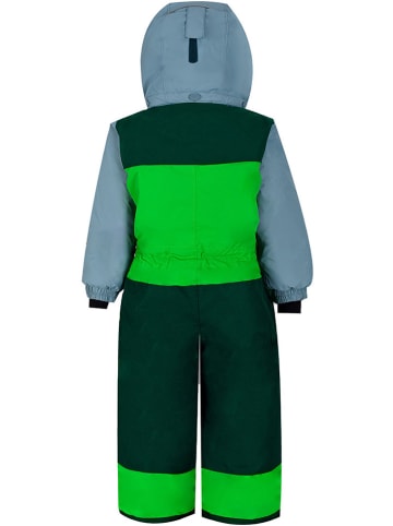 Peek U Winter-Overall "Huxley" in Grün/ Grau
