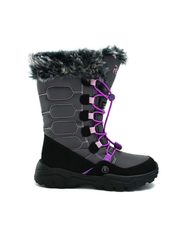 Peek U Winterlaarzen "Catwalk" grijs/paars