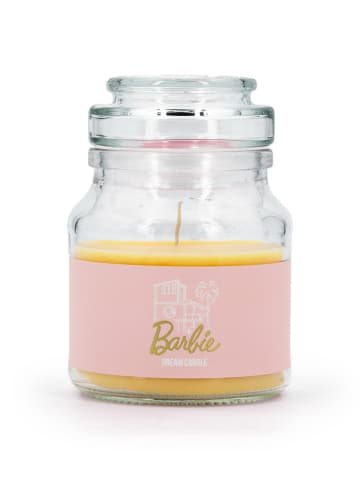 Barbie 5-delige set: geurkaarsen "Barbie" roze/lichtroze/geel - 5x 110 g