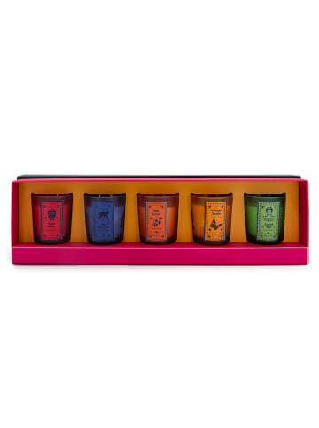 Frida Kahlo 5er-Set: Duftkerzen ''Frida Kahlo - Garden of Scents'' in Bunt - 5x 45 g