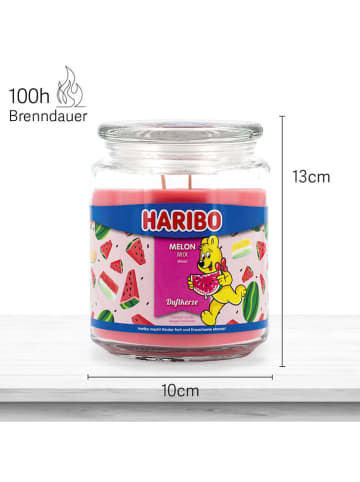 Haribo Duftkerze "Haribo Melon Mix" in Rot - 510 g