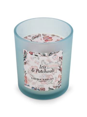 Laura Ashley Geurkaars "Laura Ashley - Iris & Patchouli'' lichtblauw - 200 g