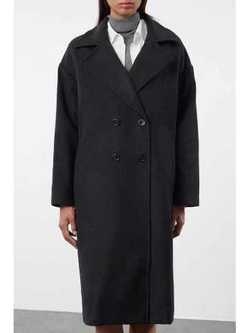 trendyol Tussenmantel antraciet