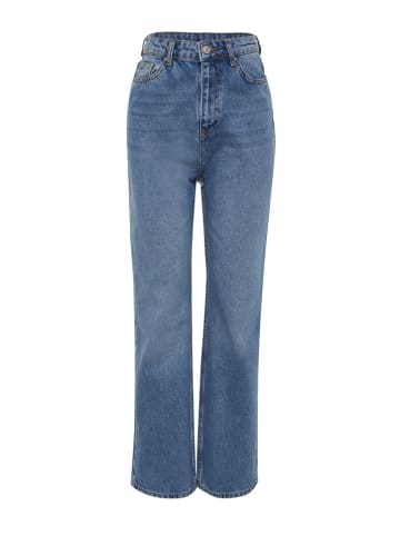 trendyol Dżinsy - Comfort fit - w kolorze niebieskim