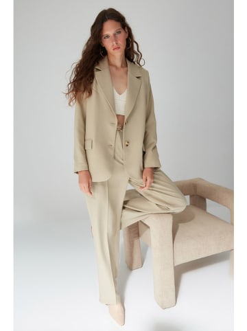 trendyol Blezer w kolorze beżowym