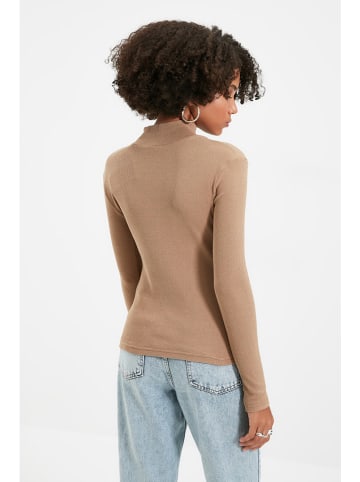 trendyol Longsleeve camel