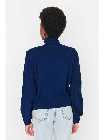trendyol Rollkragenpullover in Dunkelblau