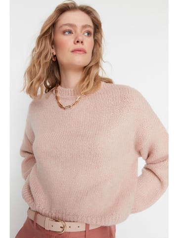 trendyol Sweter w kolorze jasnoróżowym