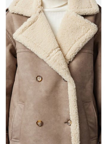 trendyol Übergangsmantel in Taupe