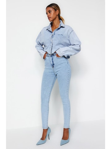 trendyol Spijkerbroek - skinny fit - lichtblauw