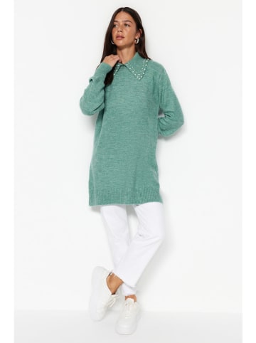 trendyol Sweter w kolorze miętowym