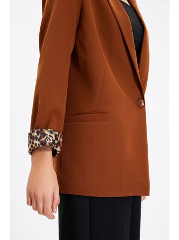 trendyol Blezer w kolorze jasnobrązowym