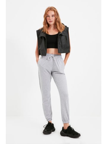 trendyol Sweatbroek grijs