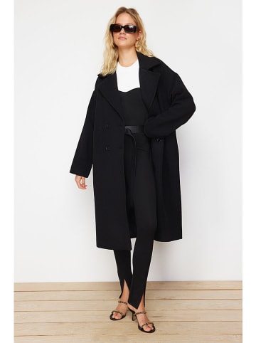 trendyol Płaszcz w kolorze czarnym