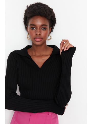 trendyol Sweter w kolorze czarnym