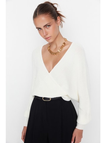 trendyol Sweter w kolorze białym