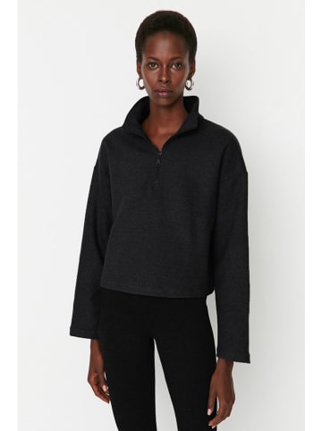 trendyol Sweatshirt in Anthrazit