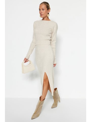 trendyol 2-częściowy zestaw w kolorze kremowym