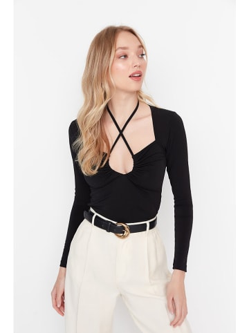 trendyol Top w kolorze czarnym