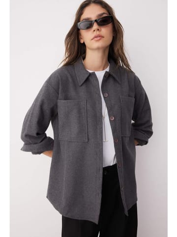 trendyol Blouse antraciet