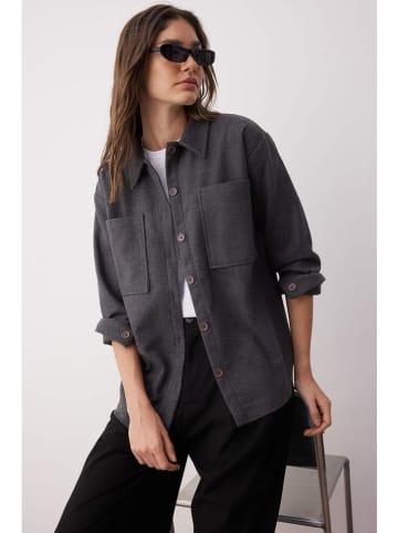 trendyol Blouse antraciet