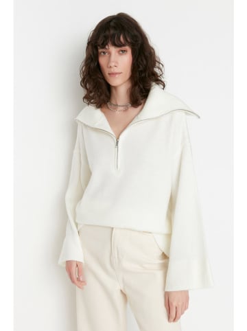 trendyol Sweter w kolorze kremowym