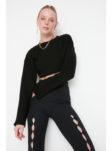 trendyol Sweter w kolorze czarnym