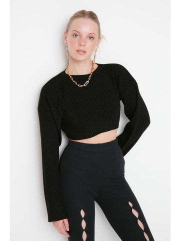 trendyol Sweter w kolorze czarnym