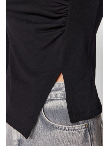 trendyol Koszulka w kolorze czarnym