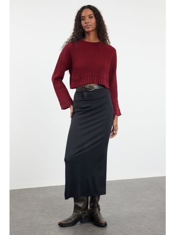 trendyol Sweter w kolorze bordowym