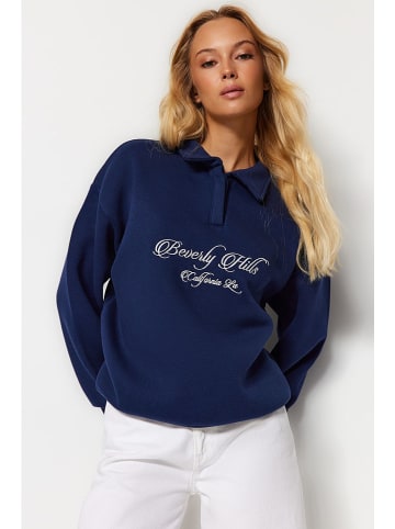 trendyol Sweatshirt in Dunkelblau
