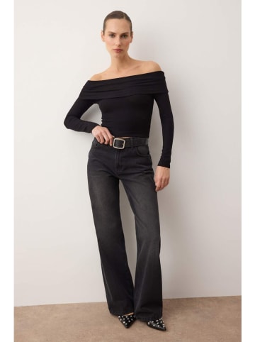 trendyol Bluzka w kolorze czarnym