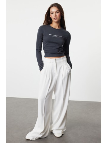 trendyol Longsleeve in Anthrazit