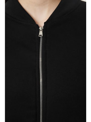 trendyol Sweatjacke in Schwarz