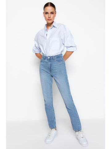 trendyol Spijkerbroek - regular fit - blauw