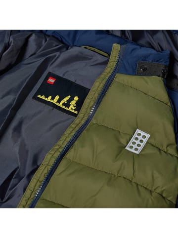 LEGO Winterjacke "Jipe 704" in Dunkelblau/ Khaki