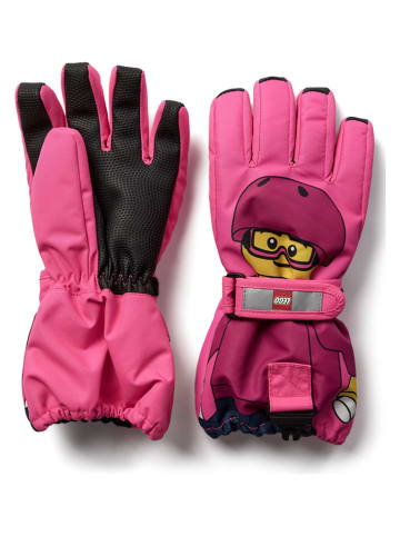 LEGO Ski-/ Snowboardfäustlinge "Agan" in Pink