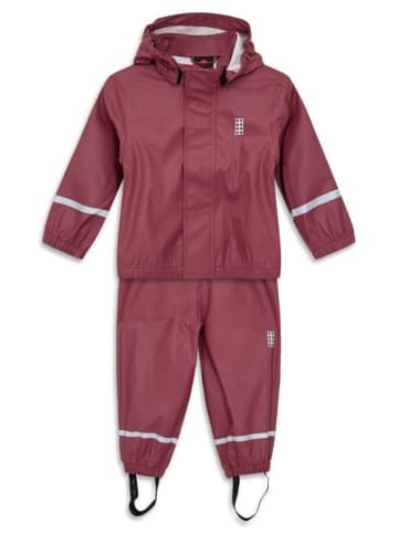 LEGO 2-delige regenoutfit rood