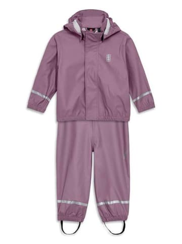 LEGO 2-delige regenoutfit paars